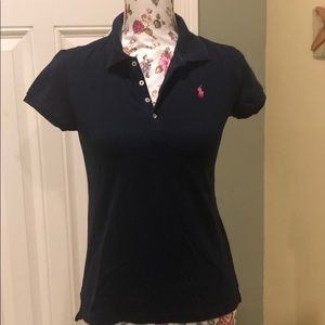 Ralph Lauren navy blue polo size girls xl